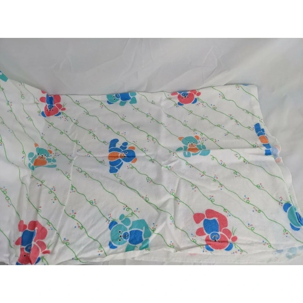 Baby Blanket Fleece Bears 30x40 Inch Mount Vernon‎ Mills
